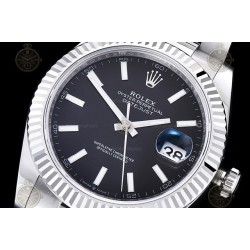 Datejust 41mm 904L SS/Flt/Oys Black/Stk EWE A3235