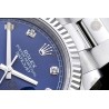 Datejust 41mm 904L SS/Flt/Oys Blue/Dia EWE A3235