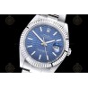 Datejust 41mm 904L SS/Flt/Oys Honeycomb Blue/Stk EWE A3235