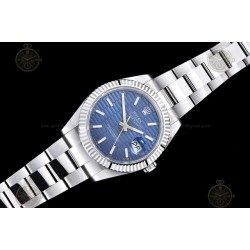 Datejust 41mm 904L SS/Flt/Oys Honeycomb Blue/Stk EWE A3235