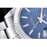 Datejust 41mm 904L SS/Flt/Oys Honeycomb Blue/Stk EWE A3235