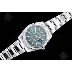 Datejust 41mm 904L SS/Flt/Oys Honeycomb Green/Stk EWE A3235