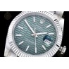 Datejust 41mm 904L SS/Flt/Oys Honeycomb Green/Stk EWE A3235