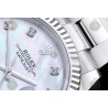 Datejust 41mm 904L SS/Flt/Oys White MOP/Dia EWE A3235