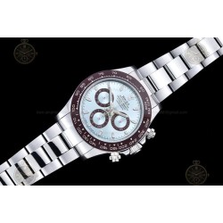 Daytona 116506 Wtd 904L SS/Cer Ice Blue/Stk SWF V2 SH4130