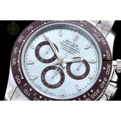 Daytona 116506 Wtd 904L SS/Cer Ice Blue/Stk SWF V2 SH4130