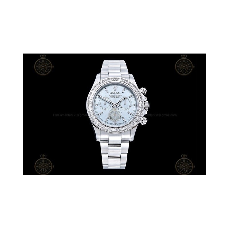 Daytona 116576 Wtd 904L WG/Dia Ice Blue/B.Dia SWF V2 SH4130