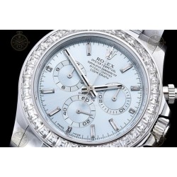 Daytona 116576 Wtd 904L WG/Dia Ice Blue/B.Dia SWF V2 SH4130