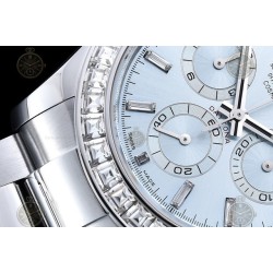 Daytona 116576 Wtd 904L WG/Dia Ice Blue/B.Dia SWF V2 SH4130