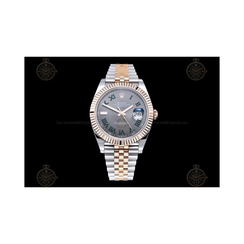 Datejust 41mm 126331 904L RG-SS/Flt/Jub Grey/Rmn EWE A3235