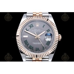 Datejust 41mm 126331 904L RG-SS/Flt/Jub Grey/Rmn EWE A3235