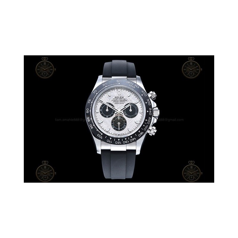 Daytona 116519LN 904L Wtd SS/Cer/RU Meteorite/Black/Stk SWF V2 SH4130