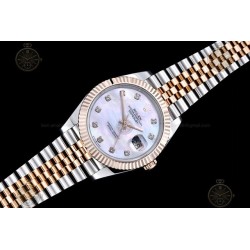 Datejust 41mm 126331 904L RG-SS/Flt/Jub W-MOP/Dia EWE A3235