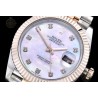 Datejust 41mm 126331 904L RG-SS/Flt/Jub W-MOP/Dia EWE A3235