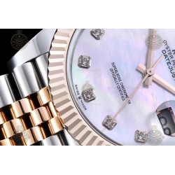 Datejust 41mm 126331 904L RG-SS/Flt/Jub W-MOP/Dia EWE A3235