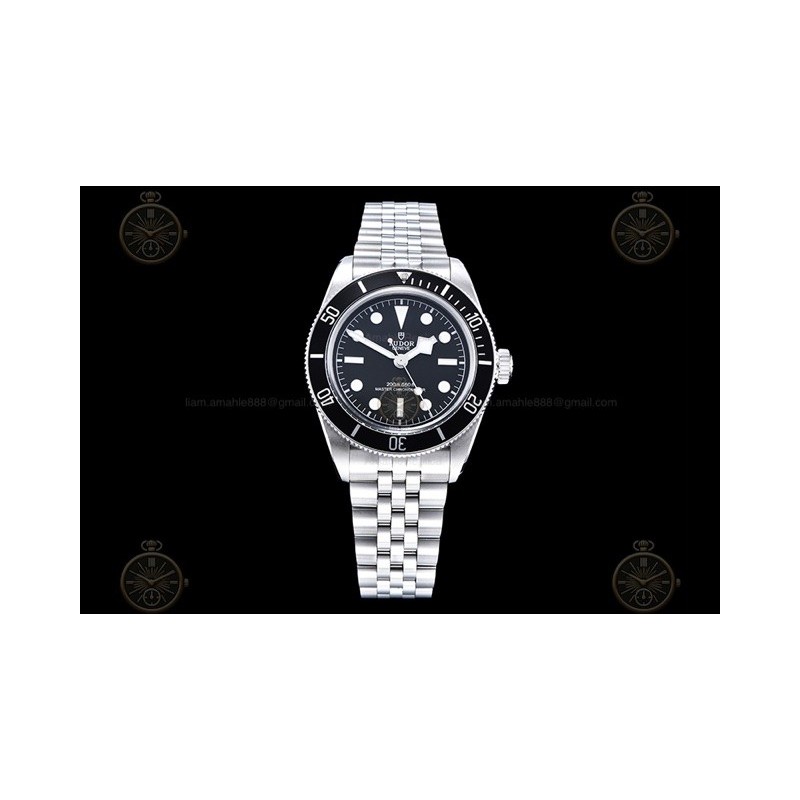 Heritage Black Bay 41mm SS/Cer/SS Black/Dot ZF Asia 2824