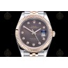 Datejust 41mm RG/SS/Flt/Jub Brown/Dia GDF MY8215