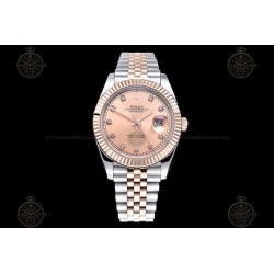 Datejust 41mm RG/SS/Flt/Jub Rose Gold/Dia GDF MY8215