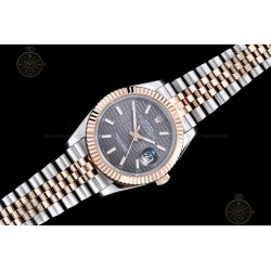 Datejust 41mm RG/SS/Flt/Jub Honeycomb Grey/Stk GDF MY8215