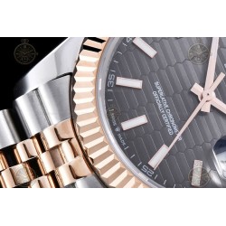 Datejust 41mm RG/SS/Flt/Jub Honeycomb Grey/Stk GDF MY8215