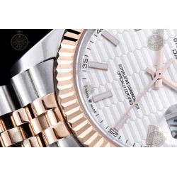 Datejust 41mm RG/SS/Flt/Jub Honeycomb Silver/Stk GDF MY8215