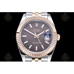 Datejust 41mm RG/SS/Flt/Jub Brown/Stk GDF MY8215