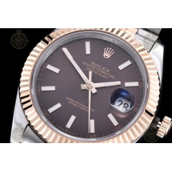 Datejust 41mm RG/SS/Flt/Jub Brown/Stk GDF MY8215