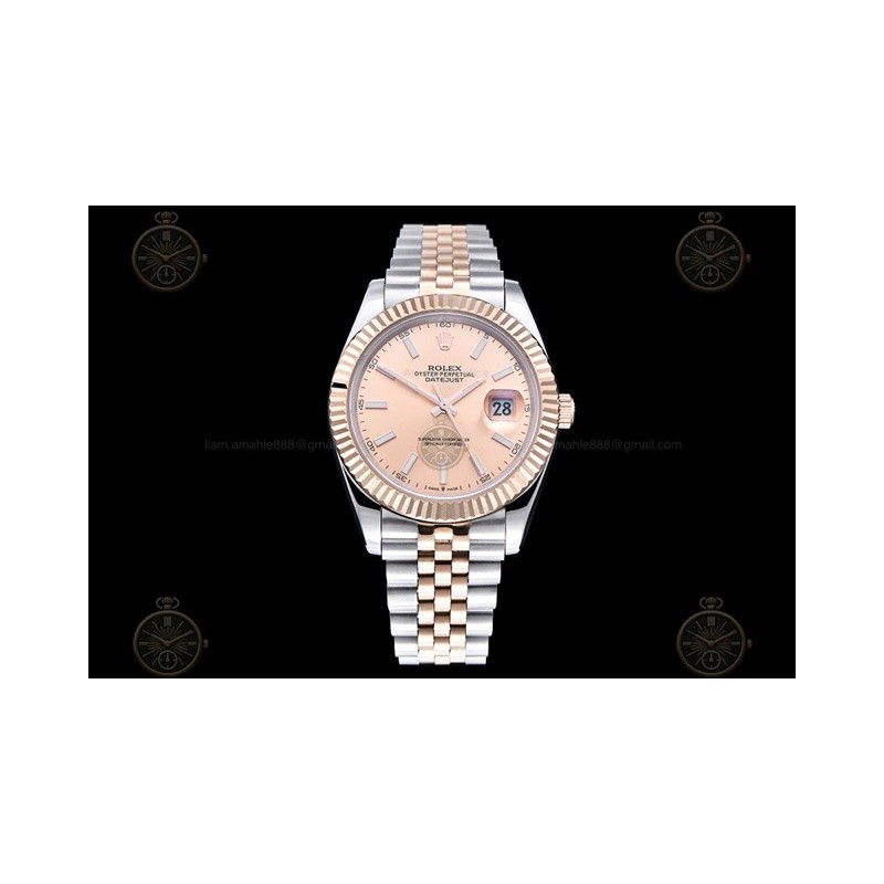 Datejust 41mm RG/SS/Flt/Jub Rose Gold/Stk GDF MY8215