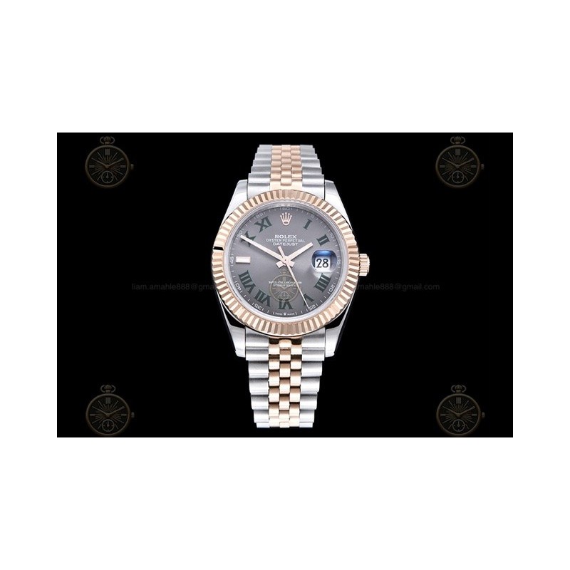 Datejust 41mm RG/SS/Flt/Jub Grey/Rmn GDF MY8215