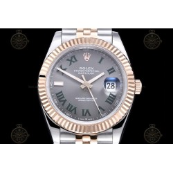 Datejust 41mm RG/SS/Flt/Jub Grey/Rmn GDF MY8215