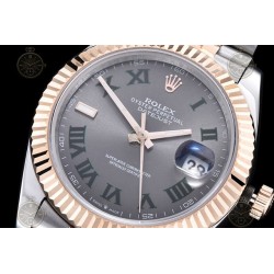 Datejust 41mm RG/SS/Flt/Jub Grey/Rmn GDF MY8215