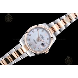 Datejust 41mm 126331 904L RG-SS/Flt/Oys W-MOP/Dia EWE A3235