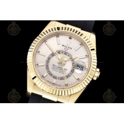 Sky Dweller 904L Wtd YG/RU Gold/Stk ZF V2 Asia 2824