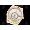 Sky Dweller 904L Wtd YG/RU Gold/Stk ZF V2 Asia 2824