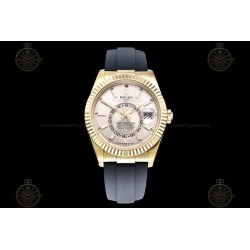 Sky Dweller 904L Wtd YG/RU Gold/Stk ZF V2 Asia 2824