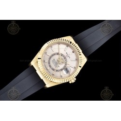 Sky Dweller 904L Wtd YG/RU Gold/Stk ZF V2 Asia 2824