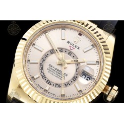 Sky Dweller 904L Wtd YG/RU Gold/Stk ZF V2 Asia 2824