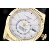 Sky Dweller 904L Wtd YG/RU White/Stk ZF V2 Asia 2824