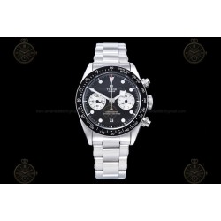 Black Bay Chronograph SS/SS Black/White/Dot TWF A7750