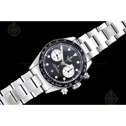 Black Bay Chronograph SS/SS Black/White/Dot TWF A7750