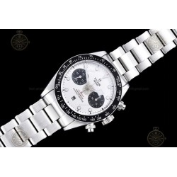 Black Bay Chronograph SS/SS White/Black/Dot TWF A7750