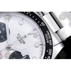 Black Bay Chronograph SS/SS White/Black/Dot TWF A7750