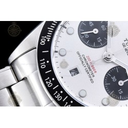 Black Bay Chronograph SS/SS White/Black/Dot TWF A7750