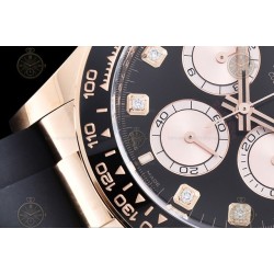 Daytona 126515 904L RG/RU Black/Rose Gold/Dia Clean SH4131