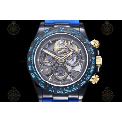 Daytona Blaken PVD/RU/CAR Blue/Stk GETF SA4130