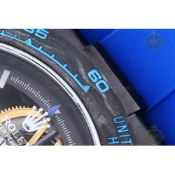 Daytona Blaken PVD/RU/CAR Blue/Stk GETF SA4130