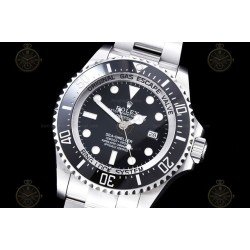 Deep Sea Dweller 126660 904L SS/SS Black/Dot GMF VR3235