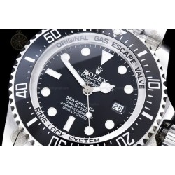 Deep Sea Dweller 126660 904L SS/SS Black/Dot GMF VR3235