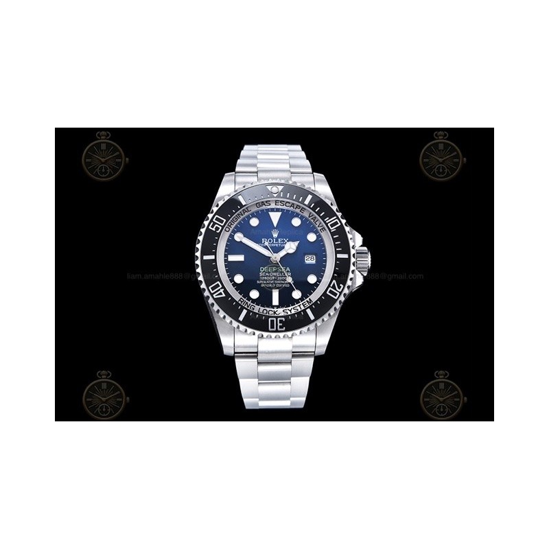 Deep Sea Dweller 126660 904L SS/SS Blue/Dot GMF VR3235