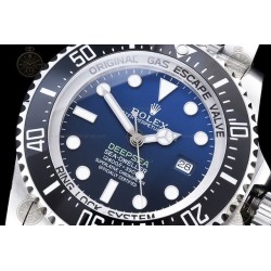 Deep Sea Dweller 126660 904L SS/SS Blue/Dot GMF VR3235